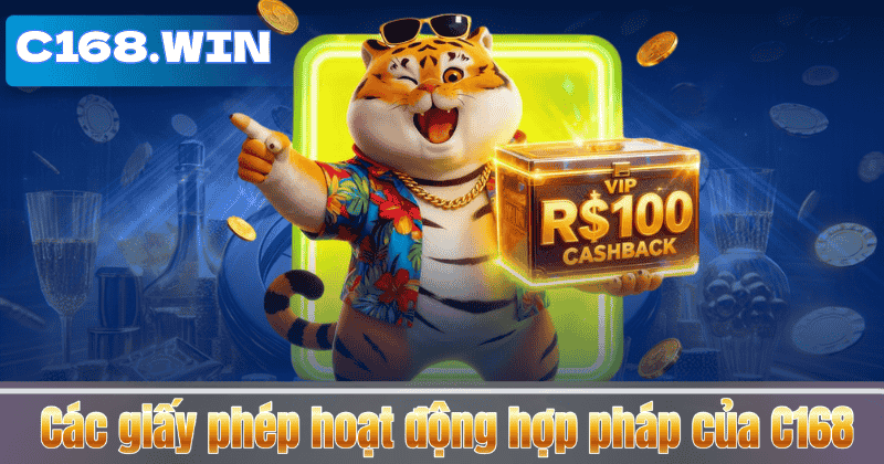 GIẤY PHÉP HOẠT ĐỘNG Các giấy phép hoạt động hợp pháp của C168